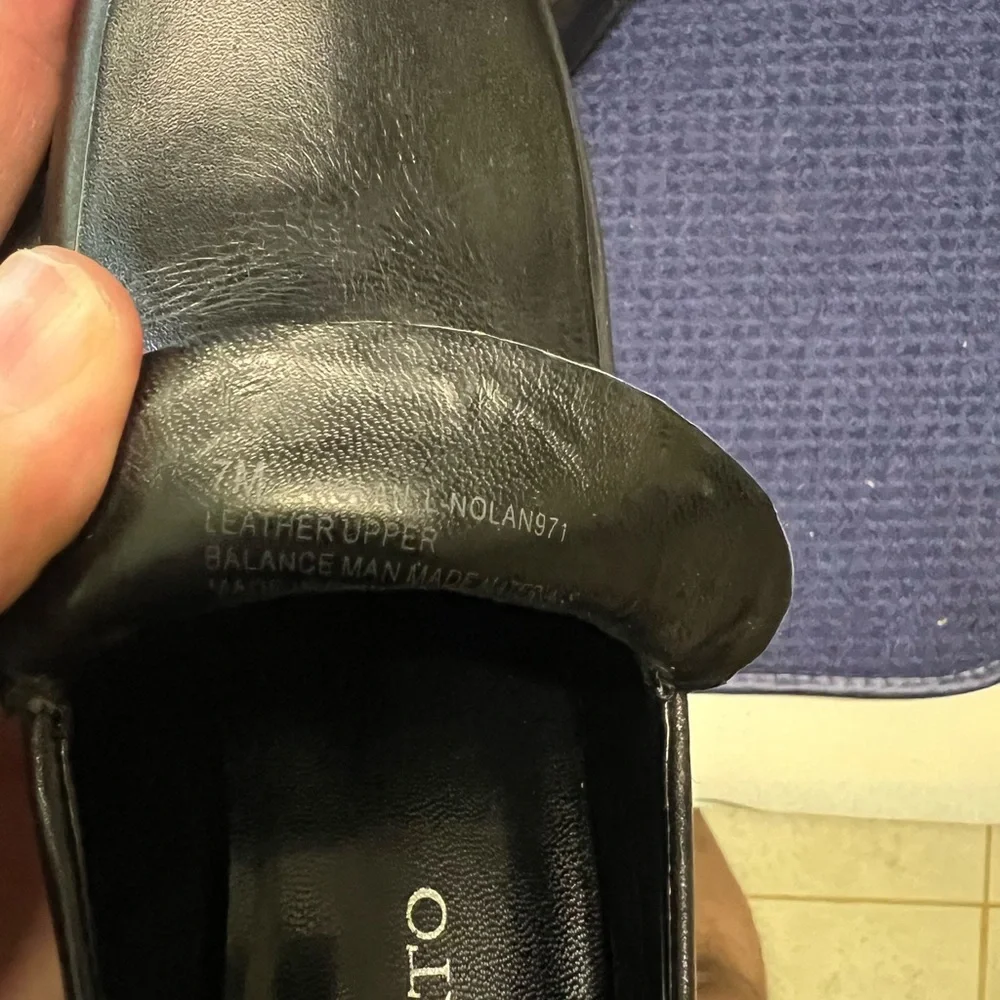Franco Sarto Men's Classic Black Slip-On Heels